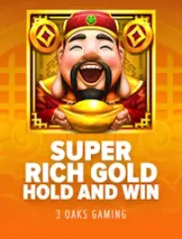 super rich gold hold and win logo