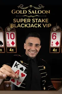 super stake blackjack vip logo